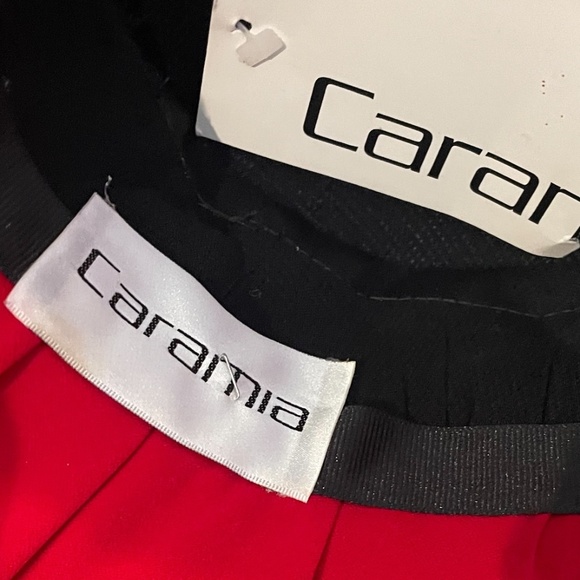 NWT Vintage CARAMIA Women\'s Red Derby‎ Church Hat main image 6